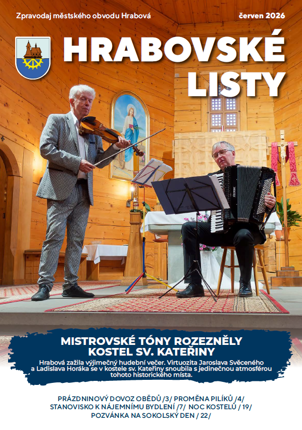 ČERVNOVÉ VYDÁNÍ HRABOVSKÝCH LISTŮ JE NA CESTĚ 