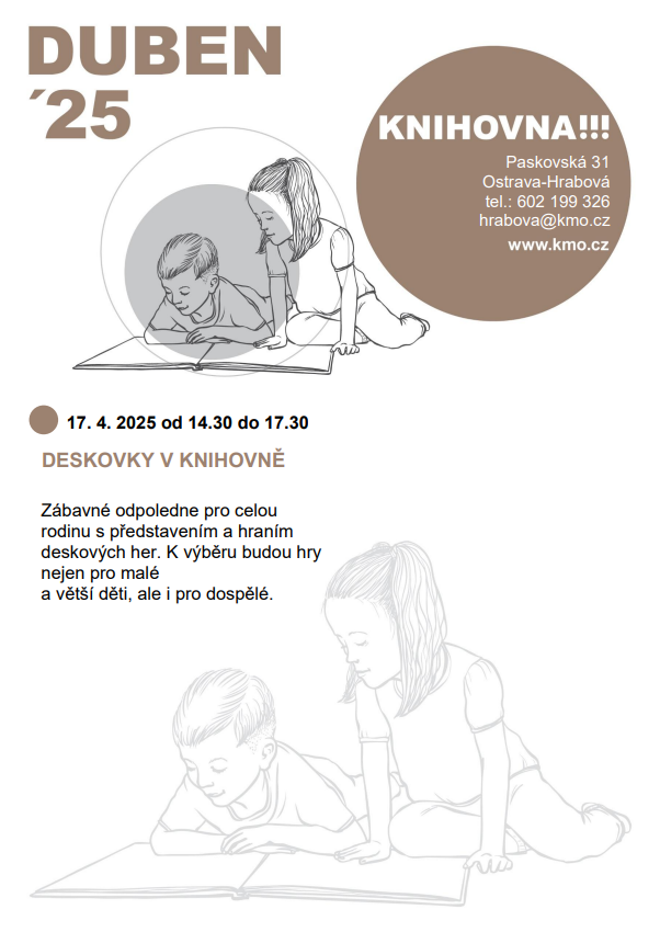 DESKOVKY V KNIHOVNĚ 