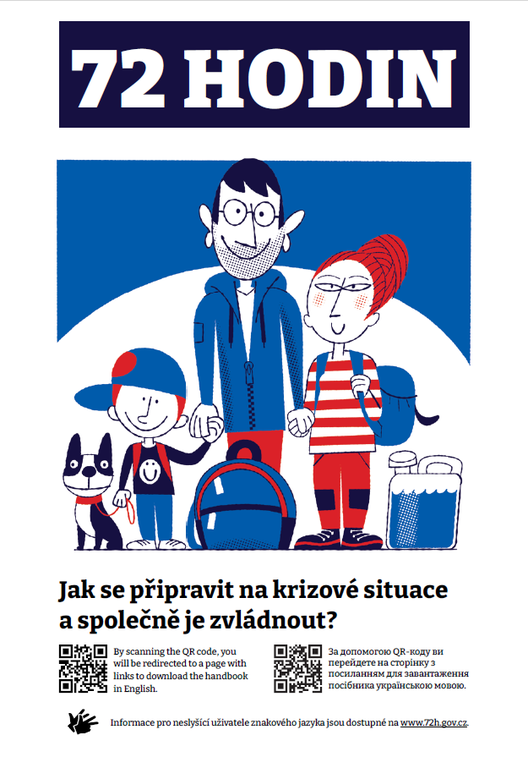 DISTRIBUCE PŘÍRUČKY "72 HODIN – JAK SE PŘIPRAVIT NA KRIZOVÉ SITUACE A SPOLEČNĚ JE ZVLÁDNOUT"