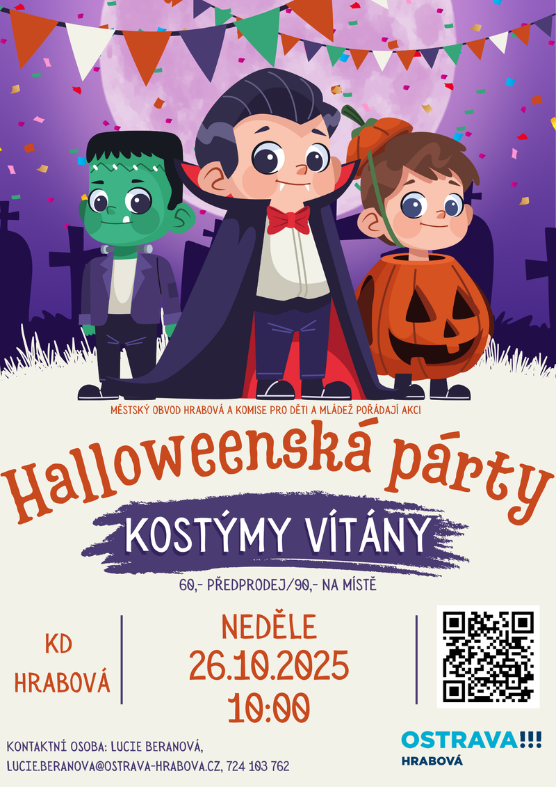HALLOWEENSKÁ PÁRTY PRO DĚTI 