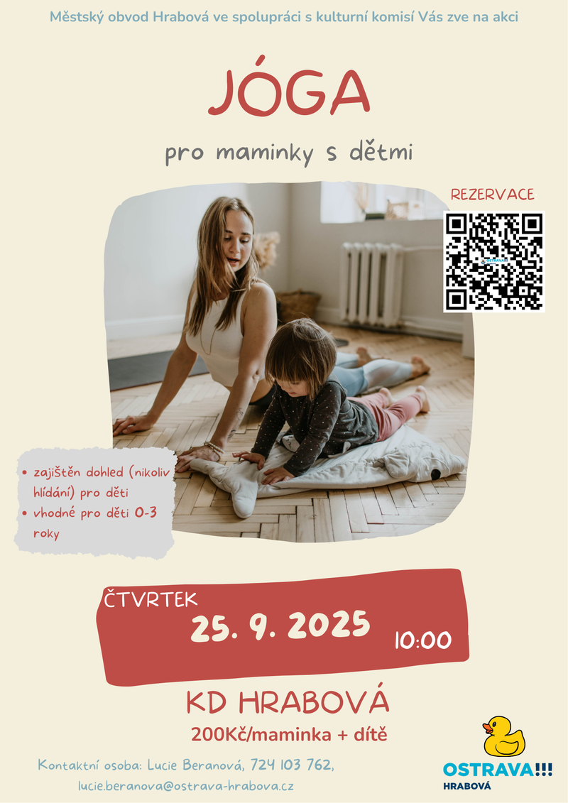 JÓGA PRO MAMINKY S DĚTMI 