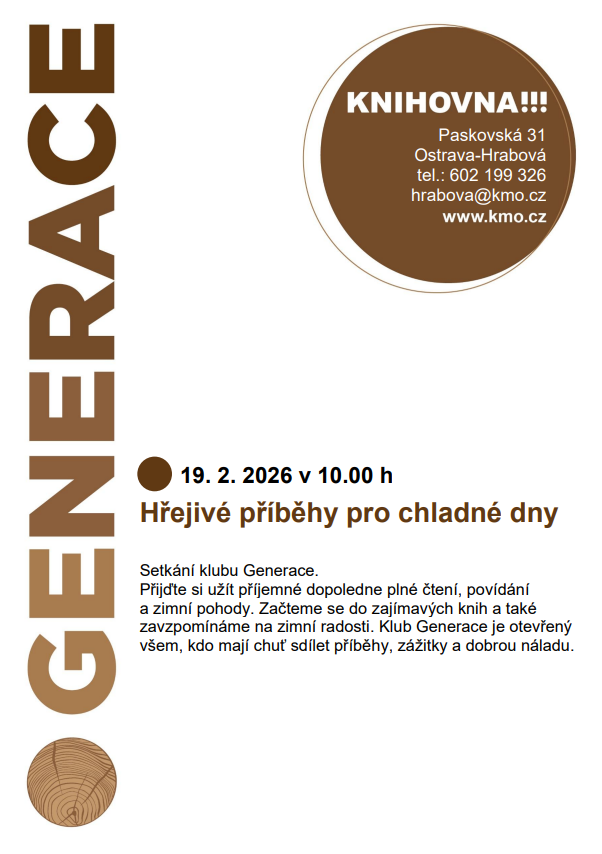 KLUB GEBNERACE: HŘEJIVÉ PŘÍBĚHY PRO CHLADNÉ DNY 