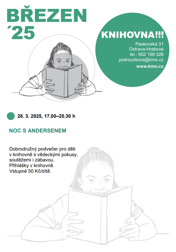 NOC S ANDERSENEM V KNIHOVNĚ