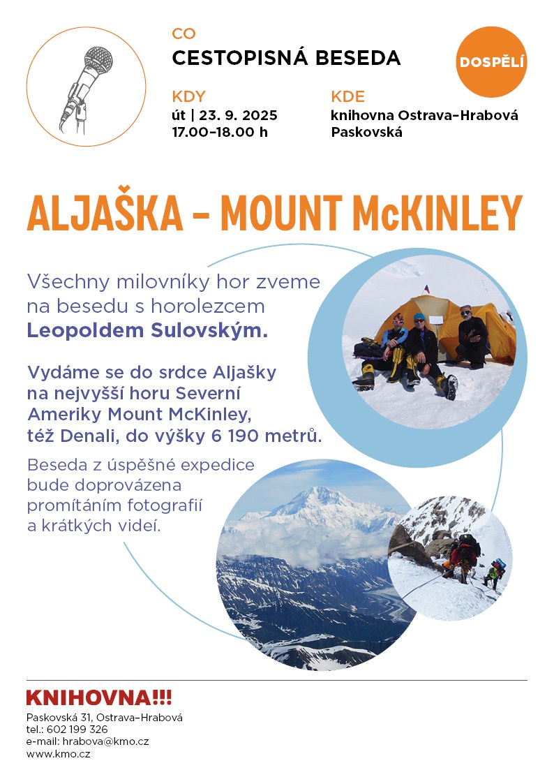 POZVÁNKA DO KNIHOVNY NA CESTOPISNOU BESEDU