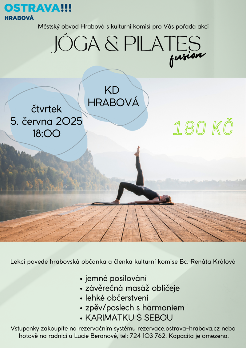 PŘIPOMÍNÁME – LEKCE JÓGY UŽ BRZY!