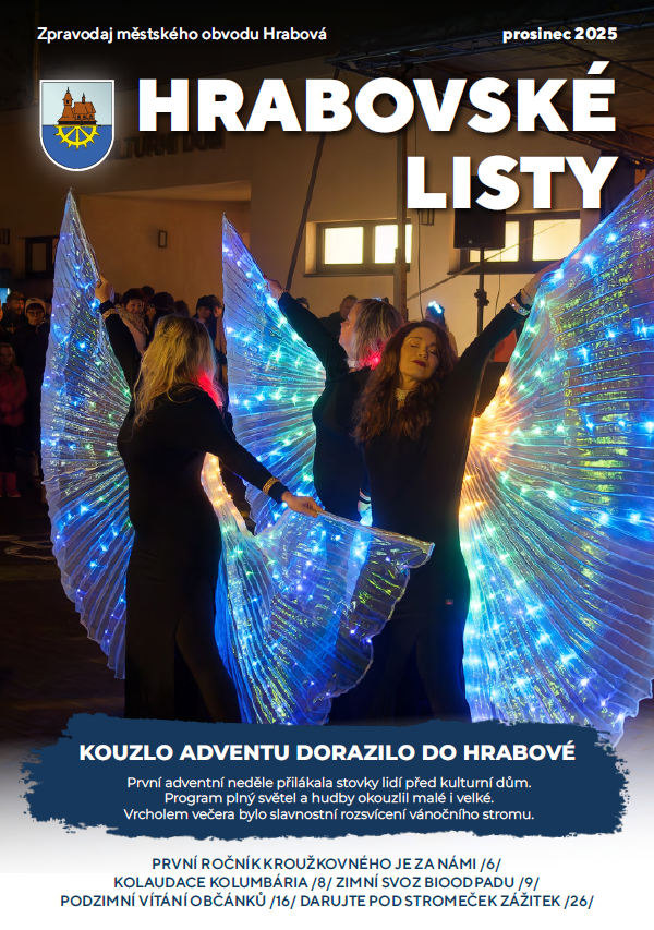 PROSINCOVÉ HRABOVSKÉ LISTY JSOU TADY!