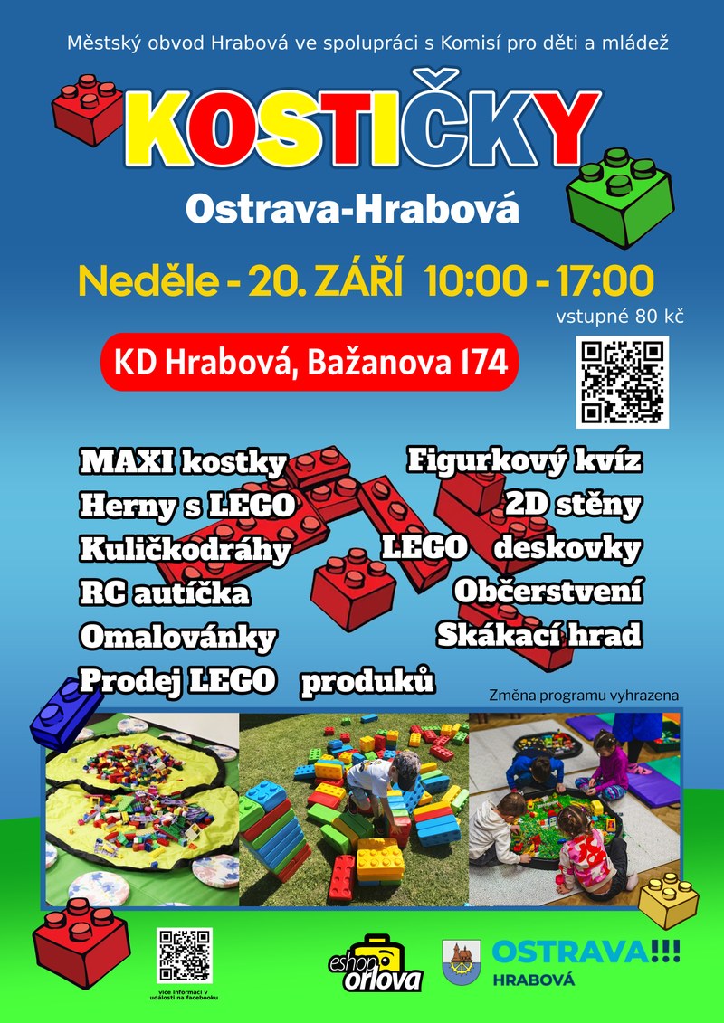UŽ V ZÁŘÍ: LEGO DEN V KULTURNÍM DOMĚ 