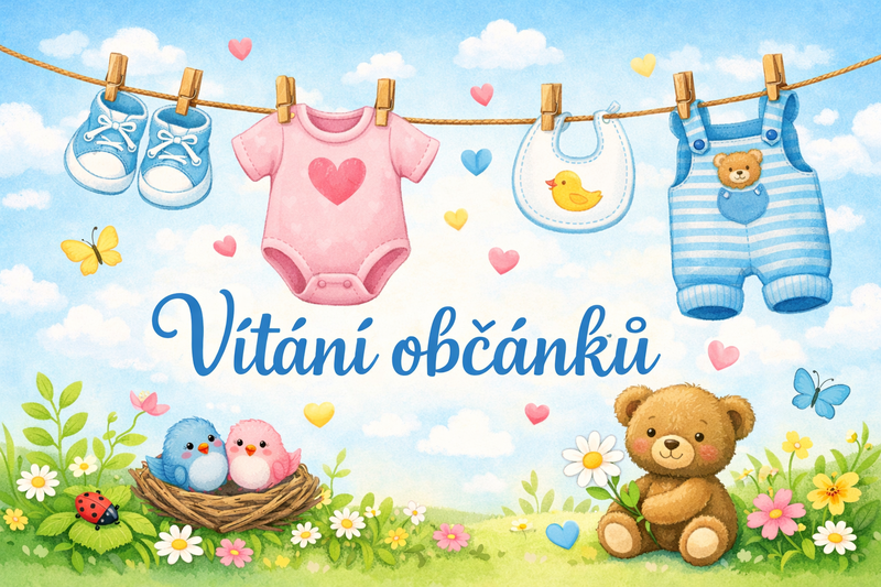 VÍTÁNÍ OBČÁNKŮ - DUBEN 2026