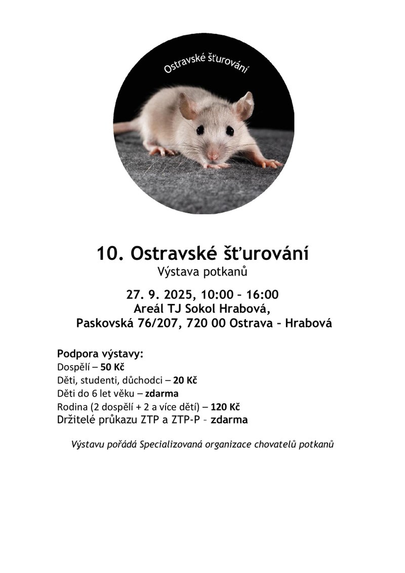 VÝSTAVA POTKANŮ 