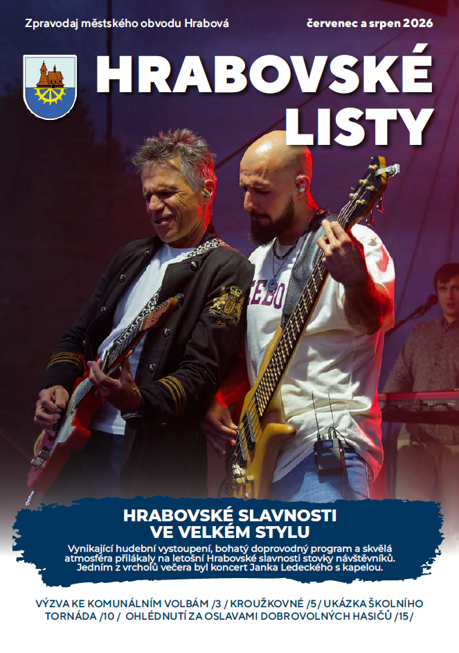 VYŠLO PRÁZDNINOVÉ DVOJČÍSLO HRABOVSKÝCH LISTŮ 