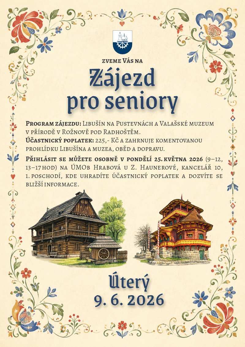 ZÁJEZD PRO SENIORY 