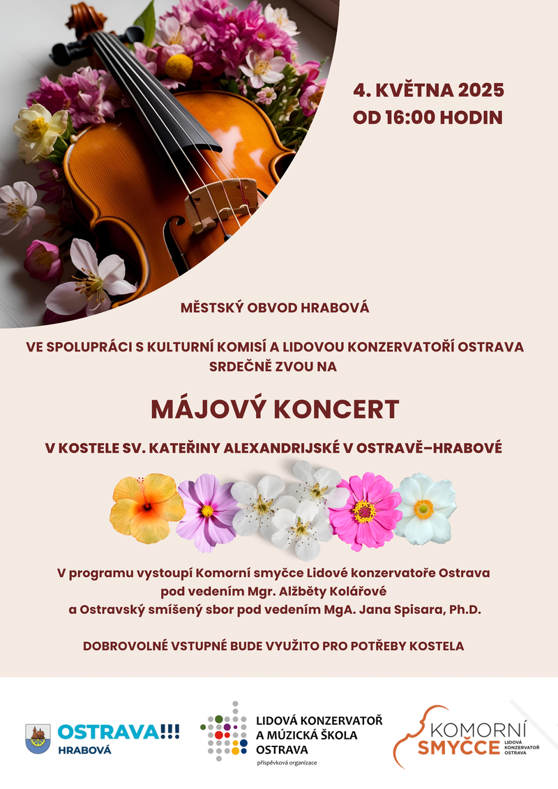 ZVEME VÁS NA MÁJOVÝ KONCERT DO KOSTELA 